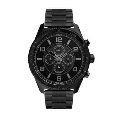Fossil Men's Brox Automatic, Black-tone Stainless Steel Watch