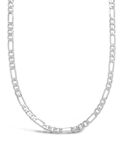 Sterling Forever Rhodium Plated Chain Necklace In Silver