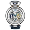 Stuhrling Original Emperor's Grandeur 3919 Automatic 49mm Skeleton In Silver