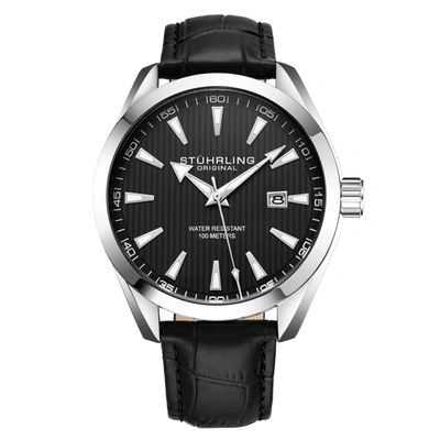 Stuhrling Original Forte 3953l Quartz 42mm Classic In Silver