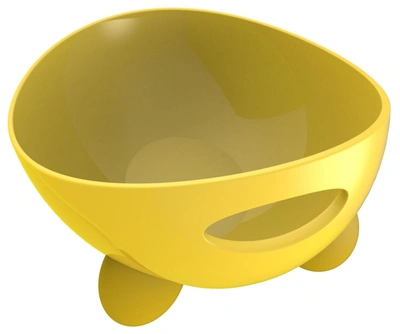 Pet Life Modero Dishwasher Safe Modern Tilted Do In Yellow