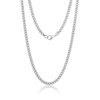 Adornia 5mm Cuban Chain Silver 24" In Silver