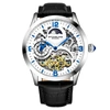 Stuhrling Original Special Reserve Automatic 44mm Skeleton In Silver