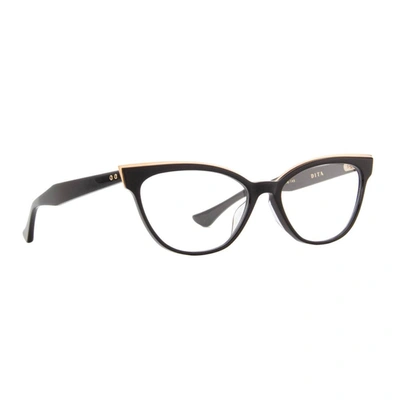 Dita Hakatron Dt Dtx410-a-01 Unisex Square Eyeglasses 56mm In White