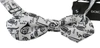 Dolce & Gabbana White Instruments Adjustable Neck Papillon Men Bow Tie In White