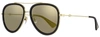 GUCCI Gucci Women's  Sunglasses GG0062S 001 Gold/Black 57mm