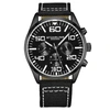 Stuhrling Original 4001 Quartz 42mm Aviator In Black