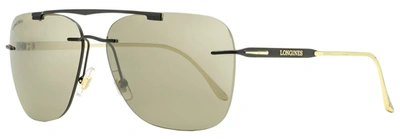Longines Men's Classic Sunglasses Lg0009-h 02l Black/gold 62mm