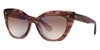 Oliver Peoples Laiya 55mm Gradient Butterfly Sunglasses In Purple