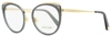 ROBERTO CAVALLI WOMEN'S OVAL EYEGLASSES RC5114 020 GOLD/TRANSPARENT GRAY 53MM