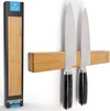 ZULAY KITCHEN WOODEN MAGNETIC KNIFE STRIP FOR ORGANIZING YOUR KITCHEN