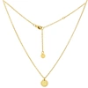 Savvy Cie Jewels 18k Yellow Gold Vermeil Classic Chocker Necklace In White