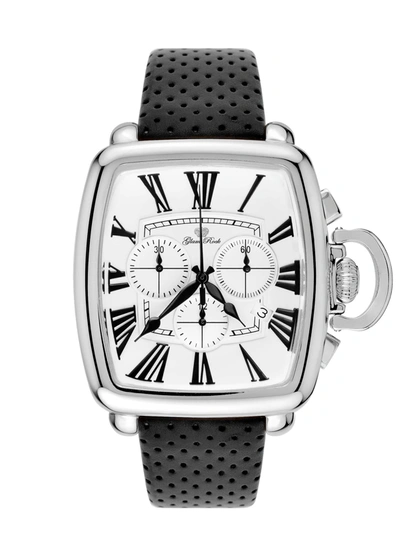 Glam Rock Men's Vintage Conta Tempo 48mm Quartz Watch In Silver