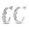 Vir Jewels 1/5 Cttw 22 Stones Round Lab Grown Diamond Dangle Earrings .925 Sterling Silver Prong Set 3/4 Inch In Silver