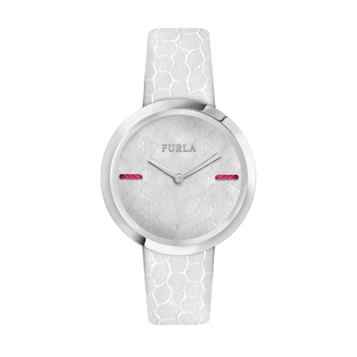 Furla Designer Women's Watches Women's Quartz Analogue Watch In Argenté