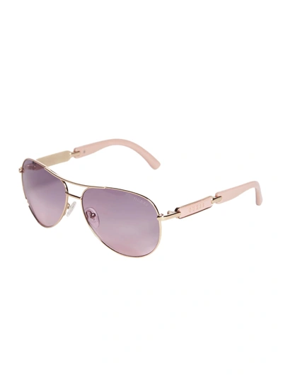 Guess Factory Classic Aviator Sunglasses In Purple