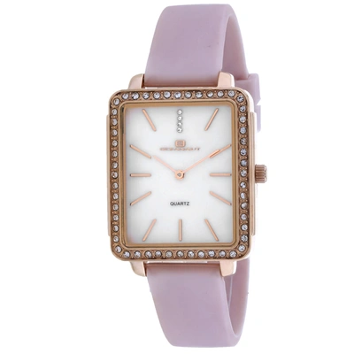 Oceanaut Women's White Dial Watch In Gold Tone / Purple / Rose / Rose Gold Tone / White