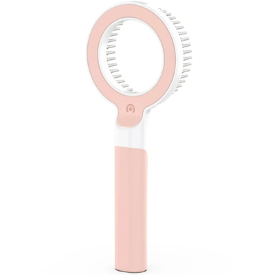 Pet Life 'wagnify' 360 Degree And Multi-directional Modern Grooming Pet Rake Comb In Pink