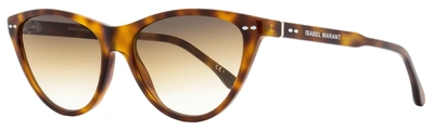 Isabel Marant Women's Cat Eye Sunglasses Im0079s 086pr Havana 58mm In Beige