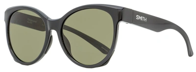 Smith Women's Chromapop Sunglasses Fairground 807l7 Shiny Black 55mm In Green