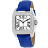 Christian Van Sant Women's White Dial Watch In Blue
