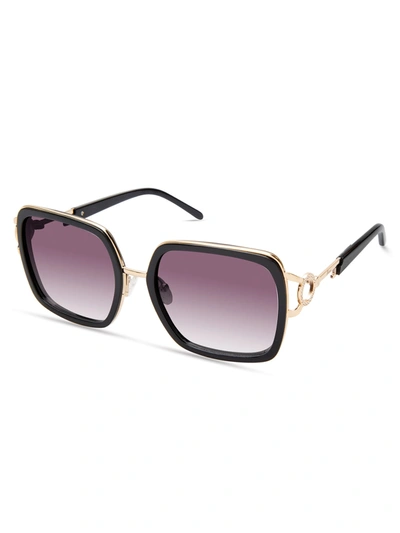 Guess Factory Oversized Square Sunglasses In Purple