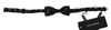 Dolce & Gabbana Blue Flags 100% Silk Adjustable Neck Papillon Men Bow Tie In Black