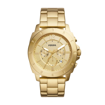 Fossil Men's Privateer Sport Chronograph, Gold-tone Stainless Steel Watch