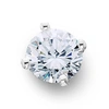 Pompeii3 1/2ct Diamond Single Stud Earring 14k White Gold In Silver