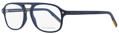 Ermenegildo Zegna Men's Leggerissimo Eyeglasses Ez5181 091 Matte Blue 55mm