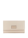 GUESS FACTORY ABREE SAFFIANO SLIM CLUTCH WALLET