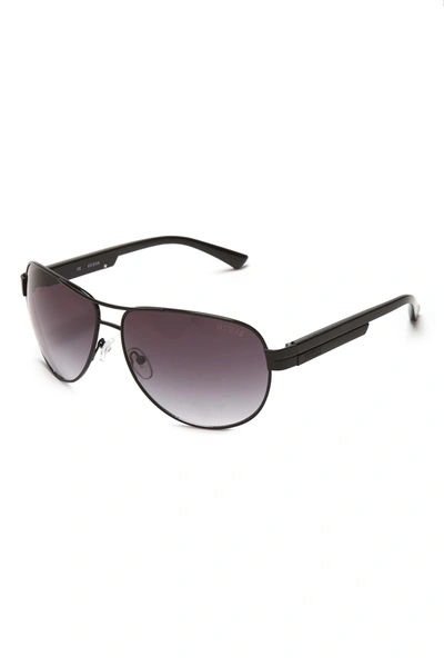 Guess Factory Metal Aviator Sunglasses In Purple