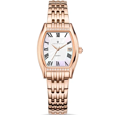 Christian Van Sant Women's Gemma White Dial Watch In Gold