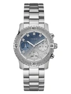 GUESS FACTORY SILVER-TONE MULTIFUNCTION WATCH
