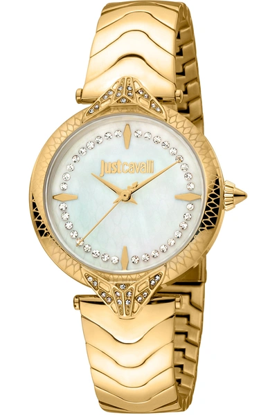 Just Cavalli Women's 32mm Quartz Watch In Gold