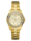 GUESS FACTORY GOLD-TONE MULTIFUNCTION WATCH