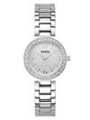 GUESS FACTORY RHINESTONE SILVER-TONE ANALOG WATCH