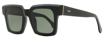 Retrosuperfuture Unisex Bevelled Square Sunglasses Palazzo X1a Black 53mm In Grey
