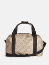 Guess Factory Nylon Weekender Duffle Bag In Multi