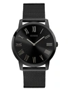 Guess Factory Black And Silver Analog Watch