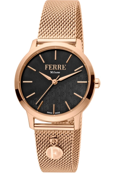 Ferre Milano Women's Fashion 32mm Quartz Watch In Gold