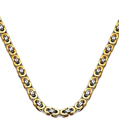 Stephen Oliver 18k Gold & Silver Two Tone Necklace