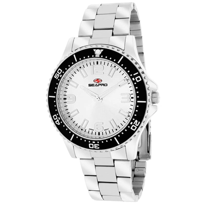 Seapro Women's White Dial Watch In Black / White