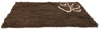 Pet Life Fuzzy Quick-drying Anti-skid And Machine Washable Dog Mat In Brown