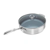 CHANTAL Chantal Induction 21 Saute Pan w/ Ceramic Coating & Glass Lid, 5 Quart