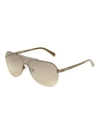 GUESS FACTORY RIMLESS SHIELD SUNGLASSES
