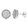 Vir Jewels 1/5 Cttw Round Lab Grown Diamond Stud Earrings Beautiful Prong Set On.925 Sterling Silver In Silver
