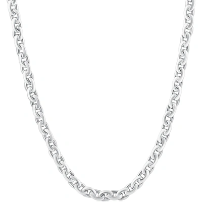 POMPEII3 MEN'S 14K GOLD (40GRAM) OR PLATINUM (75GRAM) 5MM LINK CHAIN NECKLACE 20"