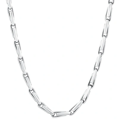 POMPEII3 MEN'S 14K GOLD (106GRAM) OR PLATINUM (199GRAM) 6MM LINK CHAIN NECKLACE 24"