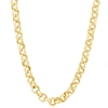 POMPEII3 MEN'S ROLO 14K GOLD (59GRAM) OR PLATINUM (110GRAM) 8.5MM LINK CHAIN NECKLACE 18"